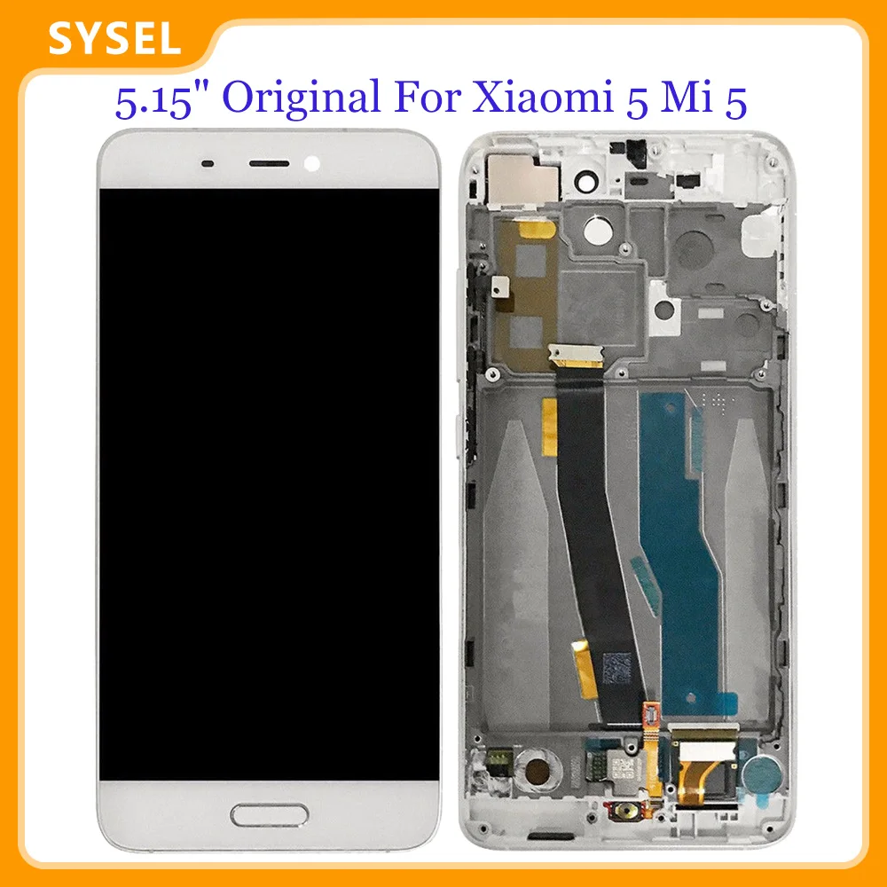 Оригинальный ЖК-дисплей 5 15 дюйма для Xiaomi Mi Mi5 дигитайзер сенсорного экрана в