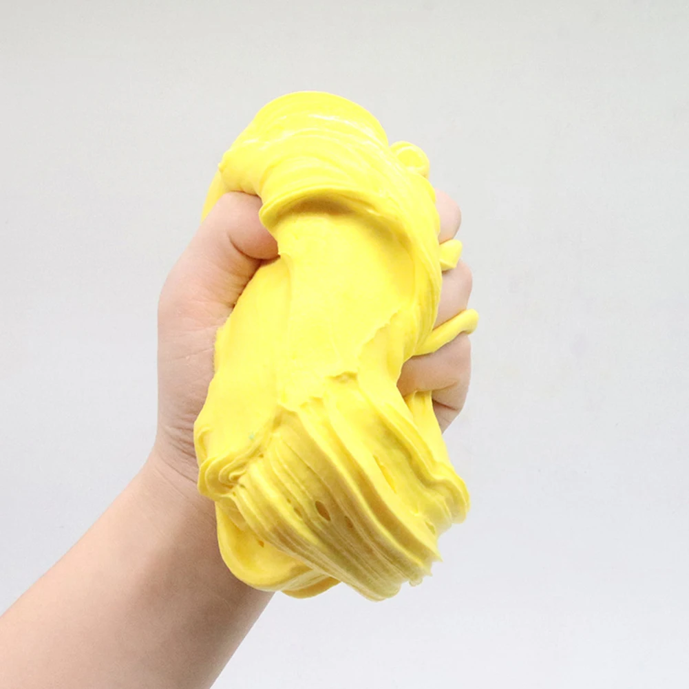 60/100 мл DIY Фрукты лимонные чипсы глина наполнитель прозрачная слизь коробка игрушки для Пластилин для детей снятие стресса детская игрушка подарок