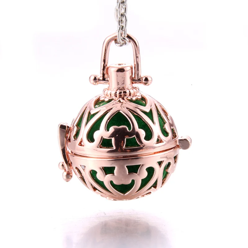 New Diffuser jewelry perfume cages Necklace Vintage Heart Necklaces Aromatherapy Essential Oil Pregnant Women Pendant necklace