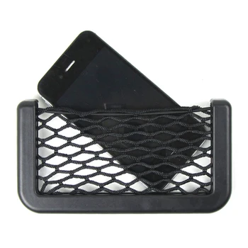 

1pcs Car Mesh Net Bag Car Organizer Seat Back Storage Bag for alfa romeo 159 147 156 giulietta mito Giulia Stelvio car styling