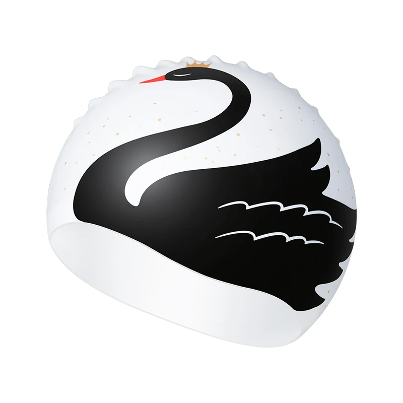 COPOZZ Women Men Silicone Swim Pool Hat Ear Protect Long Hair Large Swim Cap Adults Professional Sports Waterproof Swimming Cap 6