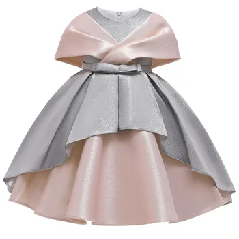 

Girls Dresses Birthday party Formal Evening Gown Princess Dress Flower Girls Children Clothing For Girl Clothes 2 ways wear