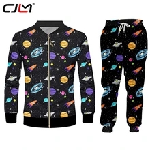

CJLM All 3D Print Spaceship Space Personalized Couple Outfit Men/women Hoodies Sweater Jacket Trackuit Comfortable Personality