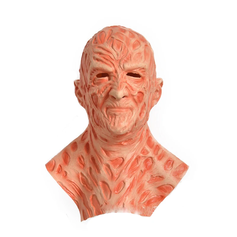 Латексная Маска Freddy krueger перчатки костюмы костюм для взрослой вечеринки страшная