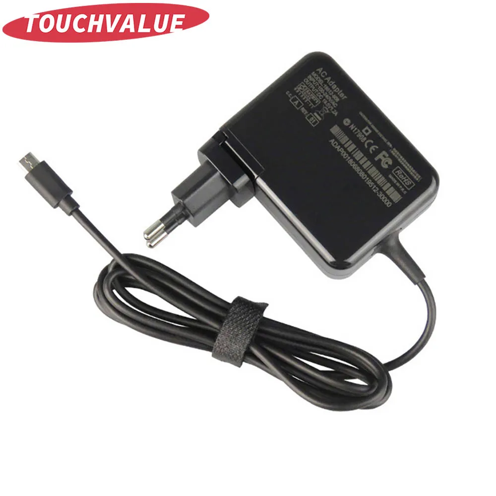 Replacement Black 24W Power Adapter 1.8m Cable For Dell Venue 11 Pro 19