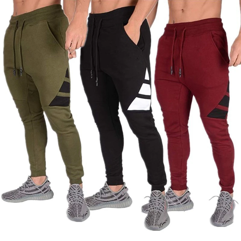 sweatpants with stripe on side