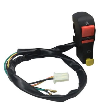 

Mati 7/8"22mm Motorcycle Handlebar Switch Electric Start/Stop Button Flameout Switch for Universal ATV Scooters Dirt Bike