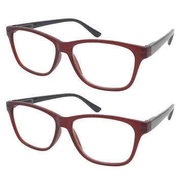 

TBOC Pack: reading glasses presbyopic eyestrain- (Pack 2 units) prescription saddle fitting paste design design Women's Fashion Lentes increased