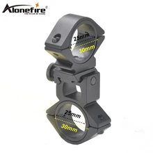 AloneFire охотничий 30 мм/25,4 мм быстросъемное крепление для прицела кольцо лазерный прицел адаптер велосипедный светильник фонарь вспышка Светильник Зажим держатель