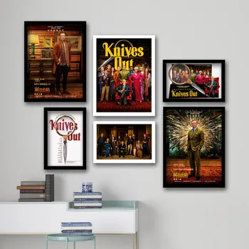 

Knives Out Movie HD Star Wall Art Home Decor Canvas Painting Art Nordic Decoration Cafe Bar Room Poster A573