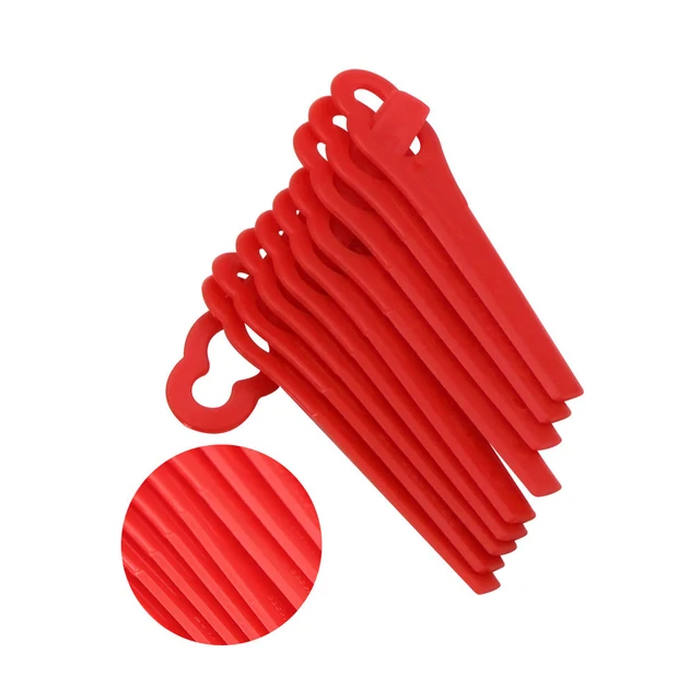 50pcs Plastic Blades For Kuller Bosch Ozito Grass Trimmer 3 Tool Parts Aliexpress