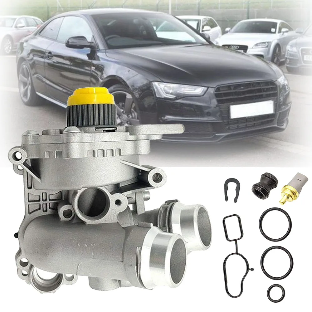 

06H121026AB Thermostat Aluminum Engine Water Pump For VW Passat CC Tiguan Audi TT A3 A4 Q5 A6 06H121026T 06H121026CQ 06H121026BB