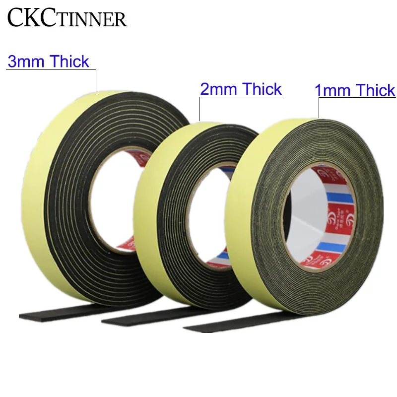 1-3mm thickness EVA Single Side Foam Sponge Tape 5/10/15/20/25/30/35/40mm Adhesive Waterproof Tape adhesive tape waterproof tape waterproof sealing tape sealing tape