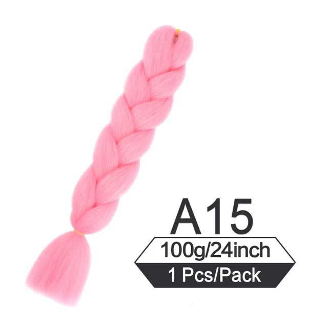 24 Inch Jumbo Braiding Hair Extensions For Box Twist Braid Accessorie Pre Stretched Afro Fake Hair Wholesale Jumbo Crochet Braid #35