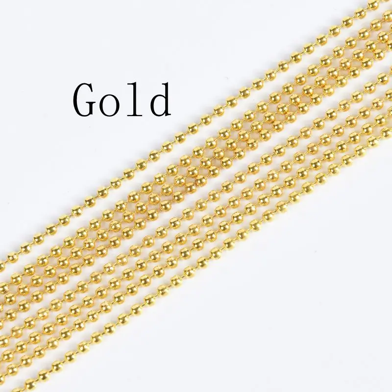 Рисунок 3 - Бусины из металлического сплава цепочки