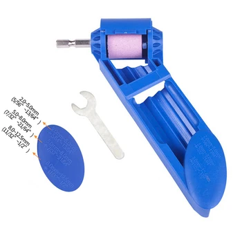 

1 Set Of Corundum Grinding Wheel Sharpener Titanium Drill Portable Drill Power Tool Parts Grinding Wheel Drill Bit Sharpener Set