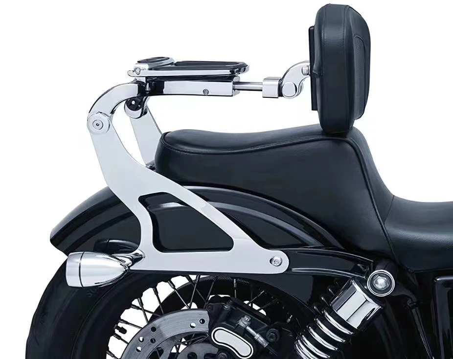 Chrome multi purpose ajustável driver & passageiro encosto para harley street 750 500c 2016-2020