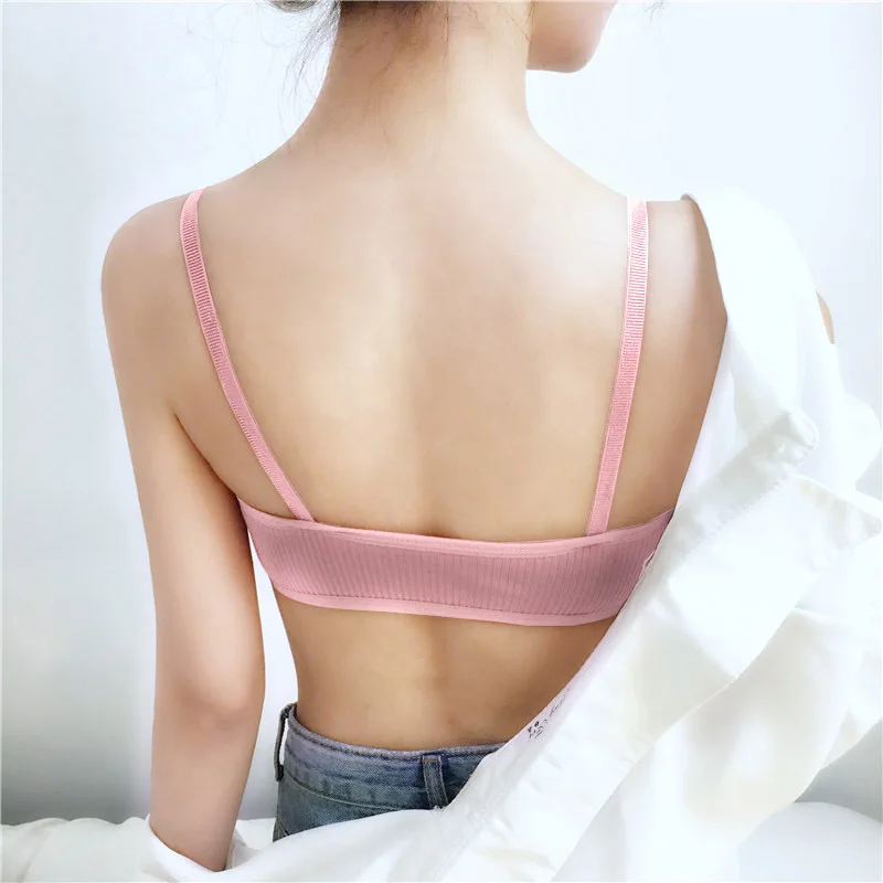 Эластичнные Бикини Топ сексуальный женский Camisoles beauty Back анти-легкий обернутый грудь