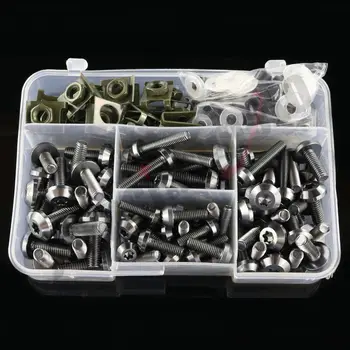 

Motorcycle Bolt Screws Kit Fairing Anodize Accessories Complete Durable