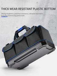 Sac à outils multifonctionnel Portable, toile épaisse résistante à l'usure, petit sac spécial électricien, sac à outils de réparation masculin 