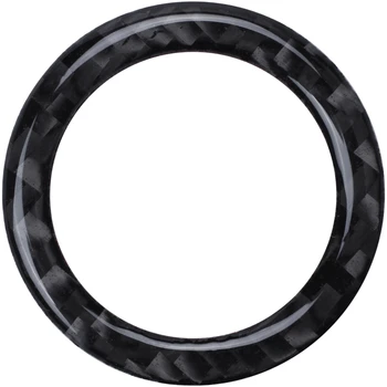 

Engine Start Stop Button Ring Carbon Fiber Car Starting Button Decoration For Bmw E90 E92 E93
