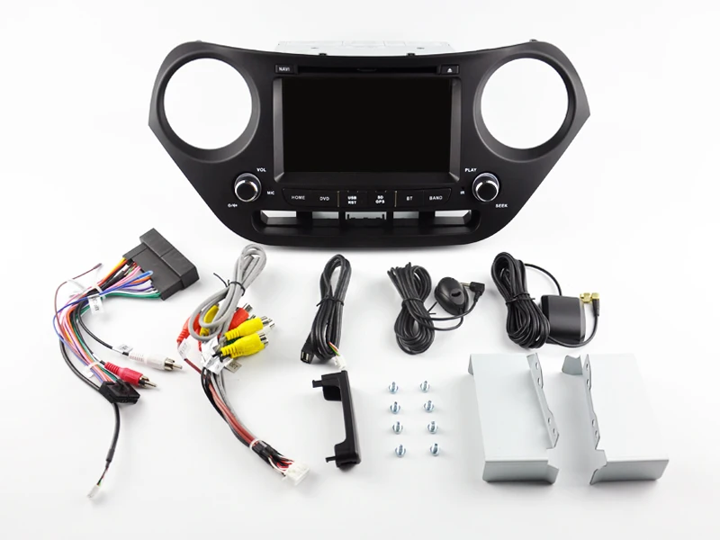 Top AVGOTOP Android 9 WINCE Bluetooth GPS Car Radio DVD Player for HYUNDAI I10 2016 2G 16G MP3 MP4 Vehicle Multimedia 4