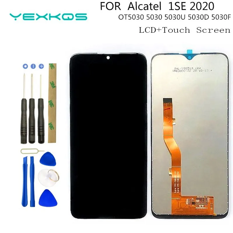 6.22" For Alcatel 1 SE 1SE 2020 LCD Alcatel OT5030 5030 5030U 5030D 5030F LCD Display Touch Screen Digitizer Glass Assembly+Tool