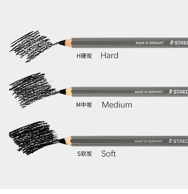 Staedtler Mars Lumograph Pencil  Staedtler Mars Lumograph Black - 3pcs  Charcoal - Aliexpress