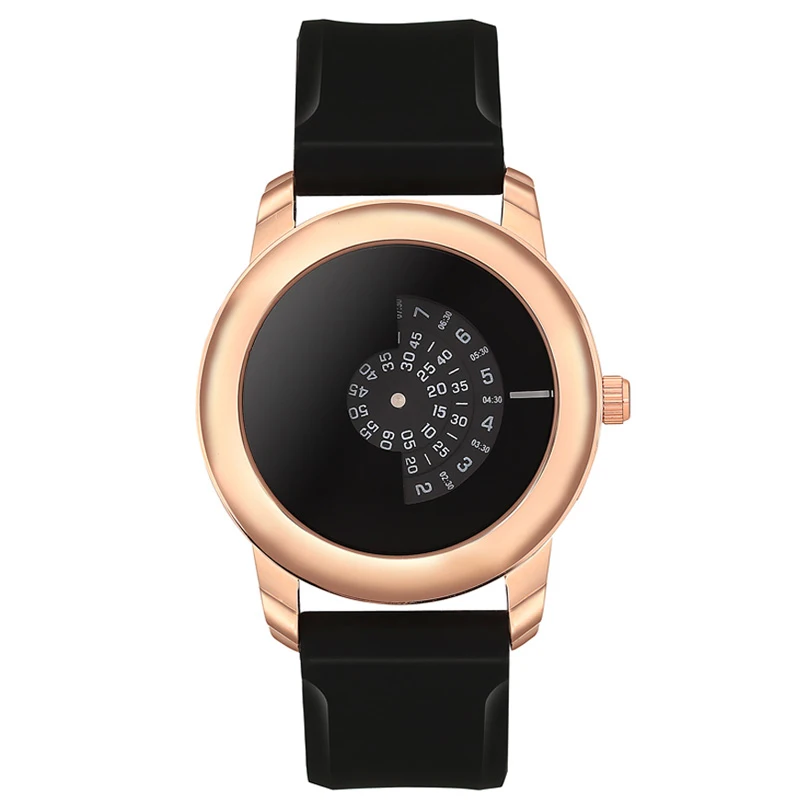 New-Fashion-Men-Gift-Brief-Design-Black-Rubber-Strap-Creative-Turntable-and-Unique-Design-for-Young