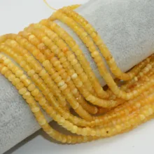 Оригинальные натуральные Прибалтики молочно-янтарные Необычные Бусины Rondelle 4,5 мм x 3 мм