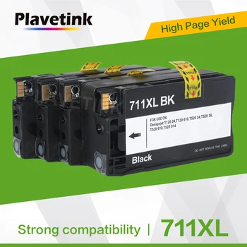 

Plavetink Full Ink Replacement For HP 711 XL Cartridges For HP Designjet T120 T520 Printer For hp711