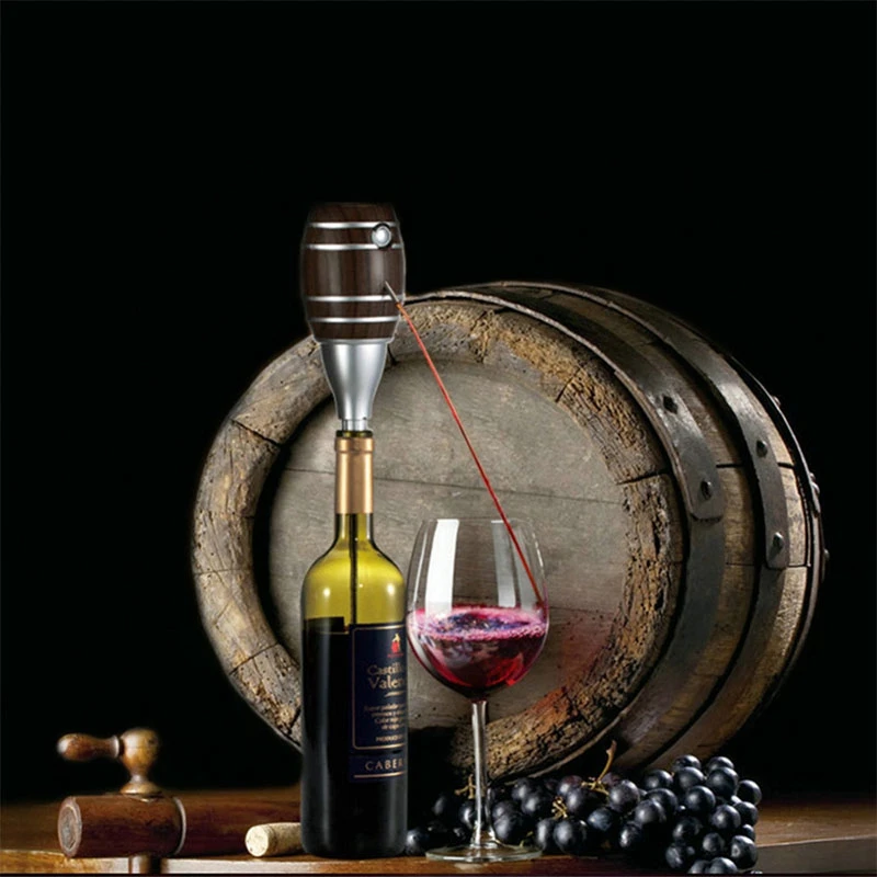 Баррель Вино Pourer Графин Электрический сидровый насос аэратор машина вино сок