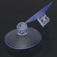 10pcs 25mm Fish Tank Sucker Plastic Perforated Transparent Suction Cup For Aquarium Window Wall Hook Horizontal Hole Suckers 2