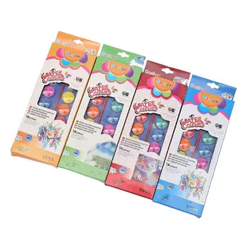 

16 Color Gouache Watercolor Pain Set with Paint Brush Watercolor Set for Beginners and Professionals