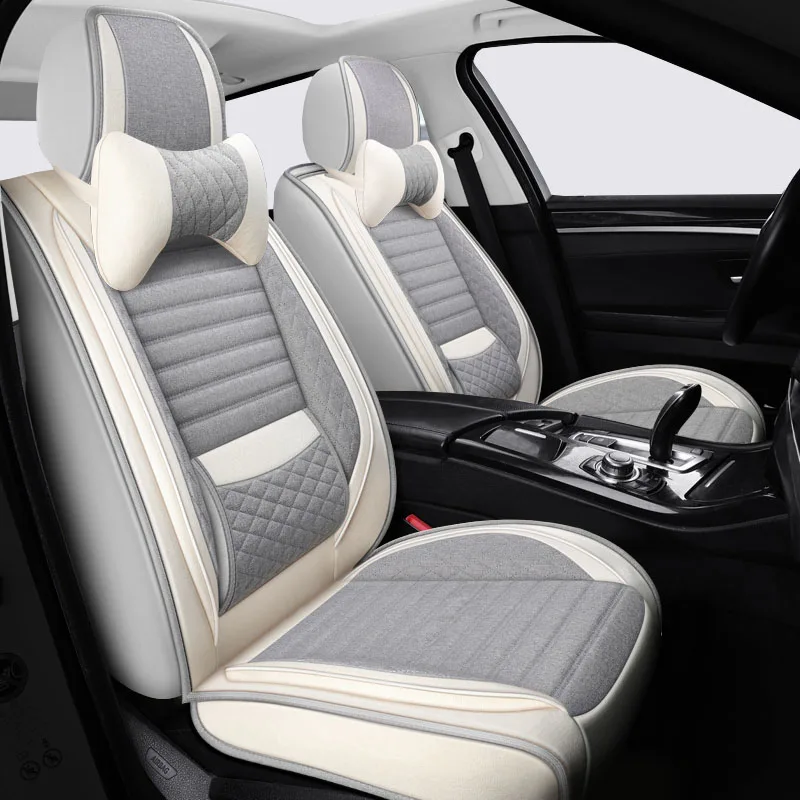 

Новый льняной чехол на автомобильное сиденье для citroen c3 c4 berlingo c5 aircross, аксессуары, 2 заказа