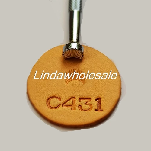 C431 Японский печать симвоов инструменты C428/425/709/431/432, кожаные инструменты - Цвет: C431