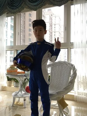 Children's Karting Racing Drift Club Training Suit Kids Automobile F1 Coverall Child Motocross Cycling Riding Protective Gear