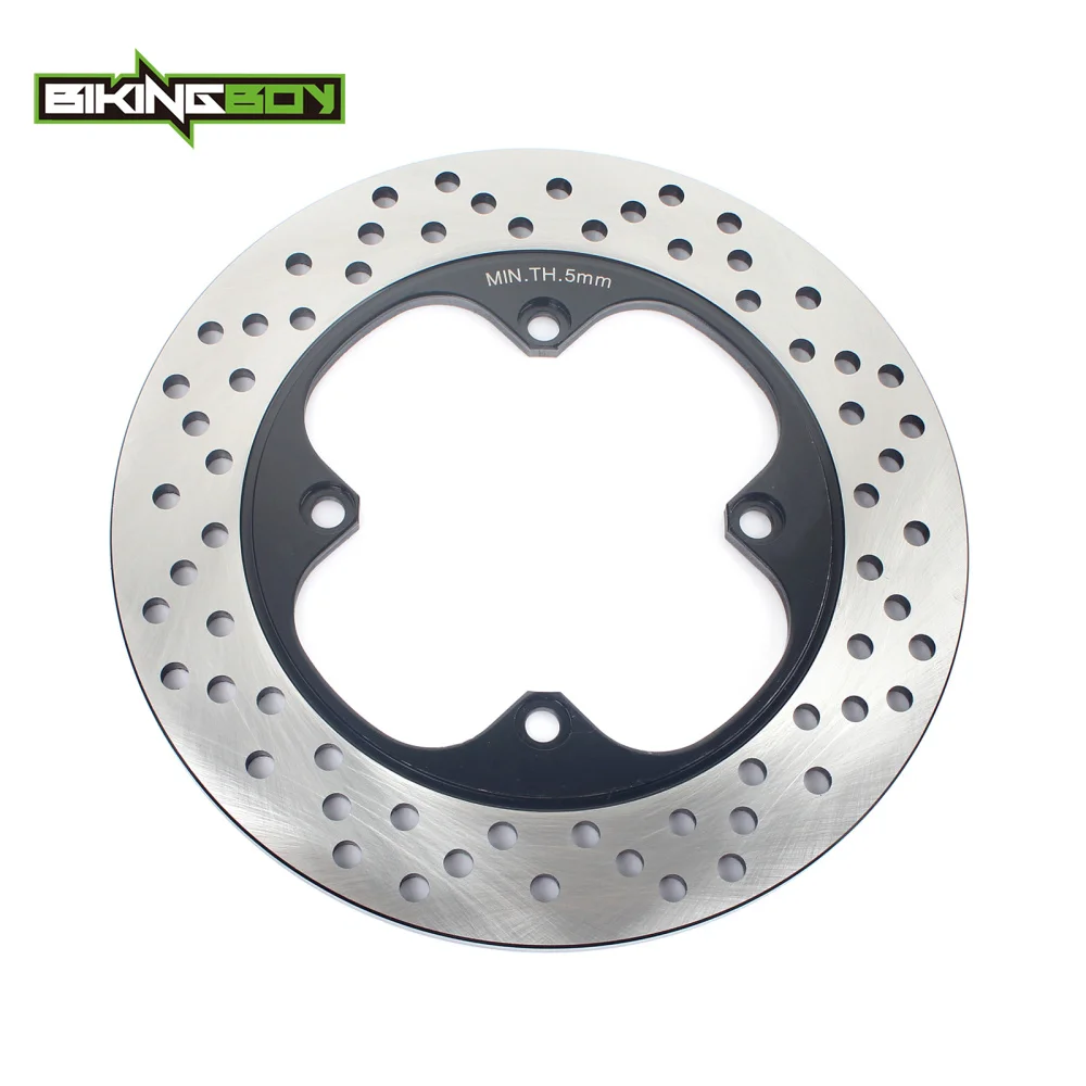 BIKINGBOY для Honda NSR 250 RR 1994-1999 RVF 400 R RR 1994-1996 VFR 400 R 1989-1992 круглый задний тормозной диск ротора - Цвет: Silver