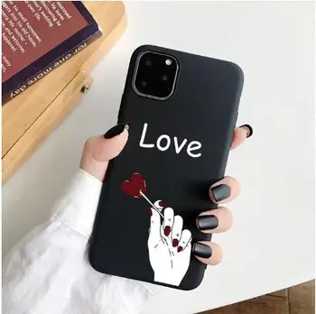 

Silicone Cover Couple Case For Phone XS 11Pro Max XR Lover Plant Cartoon Phone Cases Shell For Phone X 6 6S 7 8 Plus 5 5S SE