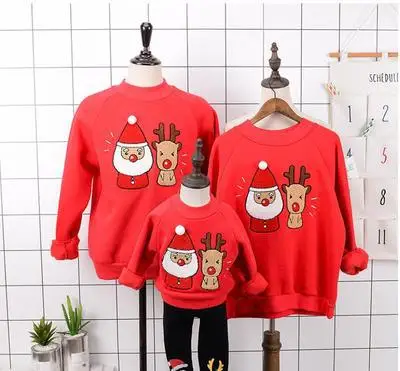 C3310 Fleeces Цветная Одинаковая одежда для всей семьи; Рождественский свитер для мамы, ребенка, мужчины, женщины, ребенка; пуловер; флисовый теплый рождественский джемпер - Цвет: C3310 Fleeces