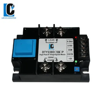 

10A DTY Single phase ac voltage regulator module,SSR 4-20mA,0-10V,potentiometer control LeiChuang TEC new