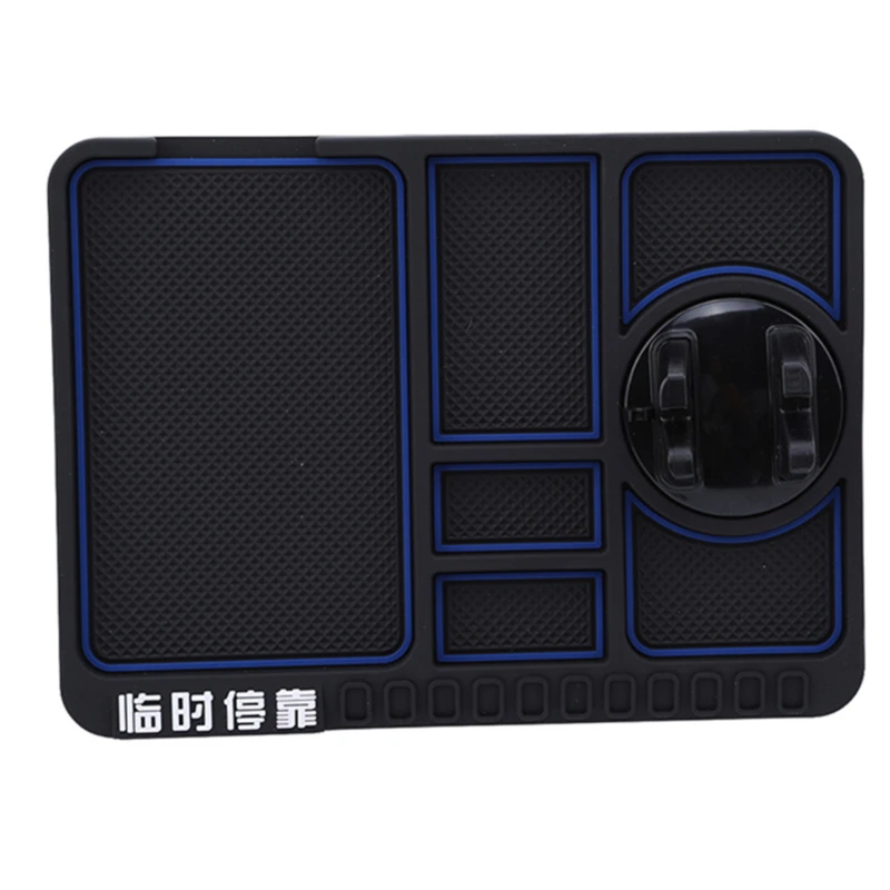 Non-Slip Phone Pad for 4-in-1 Car Parking Number Card Anti-Slip Mat Auto Phone Holder Sticky Anti Slide Dash Mount