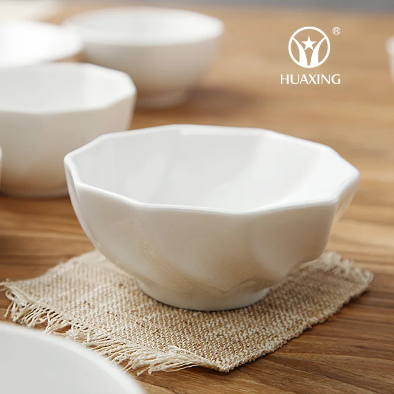 

Ceramic Rice Bowl Daily Use Hotel Bowl Household Rice Bowl Simple xi can wan Personalized & Creative Rice Bowl-