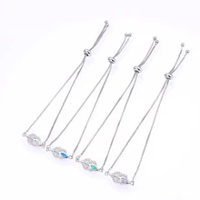 KAMAF лист опал может быть настроен на 11-22 см браслет 4 цвета можно смешать