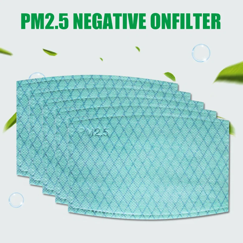 

50pcs Filter Replaceable Haze-proof Filter for Mask Anion Mask Filter