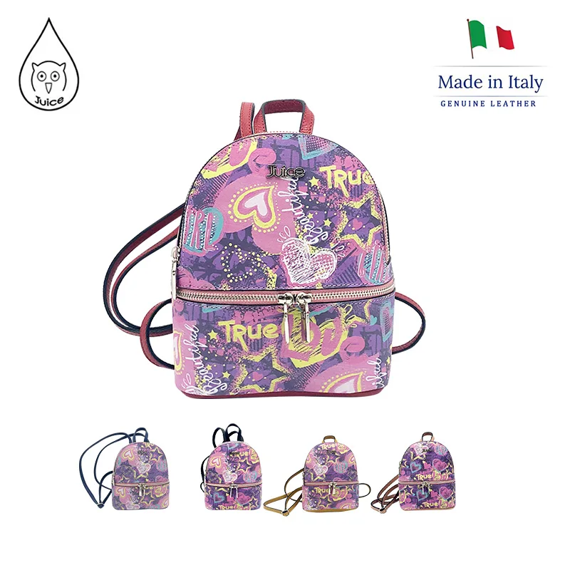 Best Price Сок, Сделано в Италии, натуральная кожа, женская сумка, рюкзак, кожа dollaro с принтом из мягкой кожи 112205 Best Price Сок, Сделано в Италии, натуральная кожа, женская сумка, рюкзак, кожа dollaro с принтом из мягкой кожи 112205