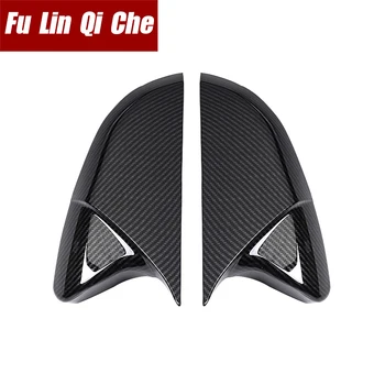 

2pcs horn Style car Rear View Mirror Cover rearview mirror cover side mirror Rearview Caps For Honda Civic 2016 2017 2018 2019