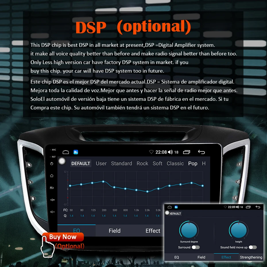 Android 9,0 1280*720P 64G DSP Carplay радио для hyundai Creta IX25- навигация gps стерео экран без DVD плеера головного устройства