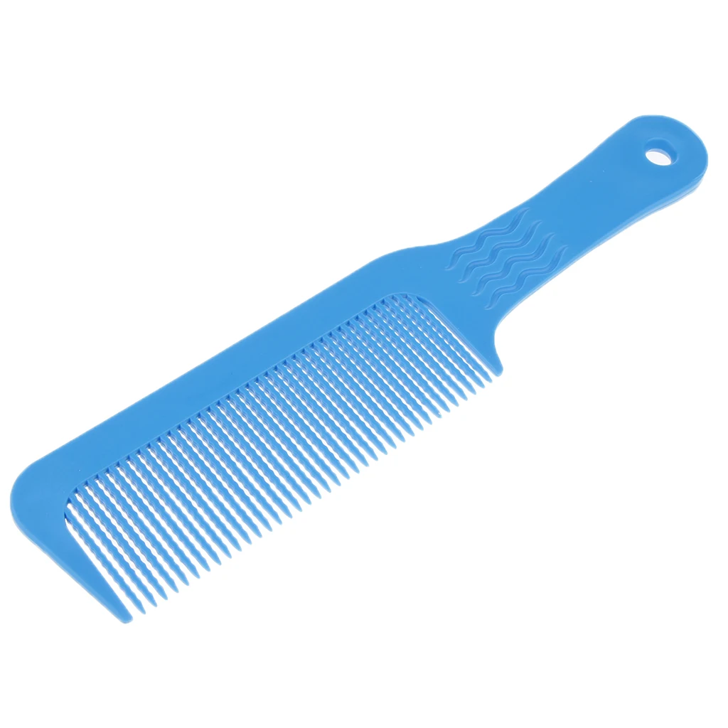 Anti-Static Clipper Barber Comb Wavy Teeth Flat Top Comb Hairdresser Styling
