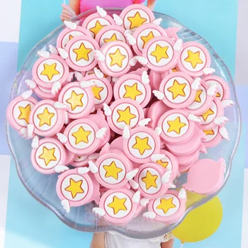 

Boxi Resin Pink Star Slime Additives Charms New Cute DIY Kit Accessories Kawaii Decor Filler for Cloud Clear Crunchy Slime Clay